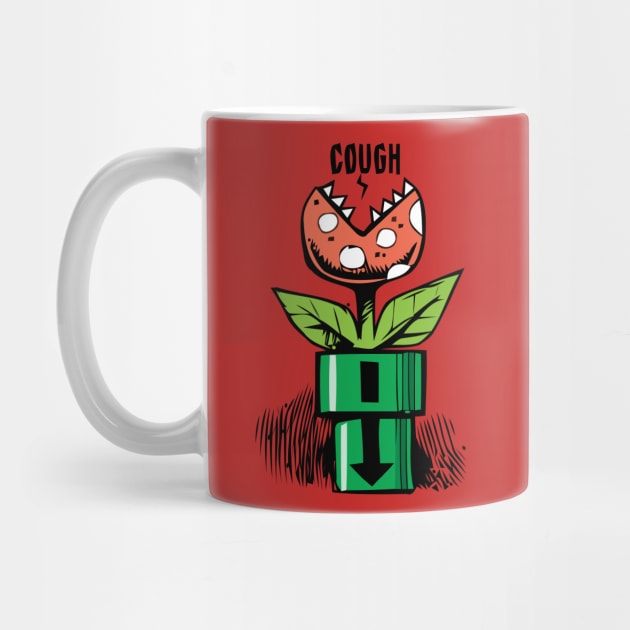 Cartoon Plant Cough by dposhirts